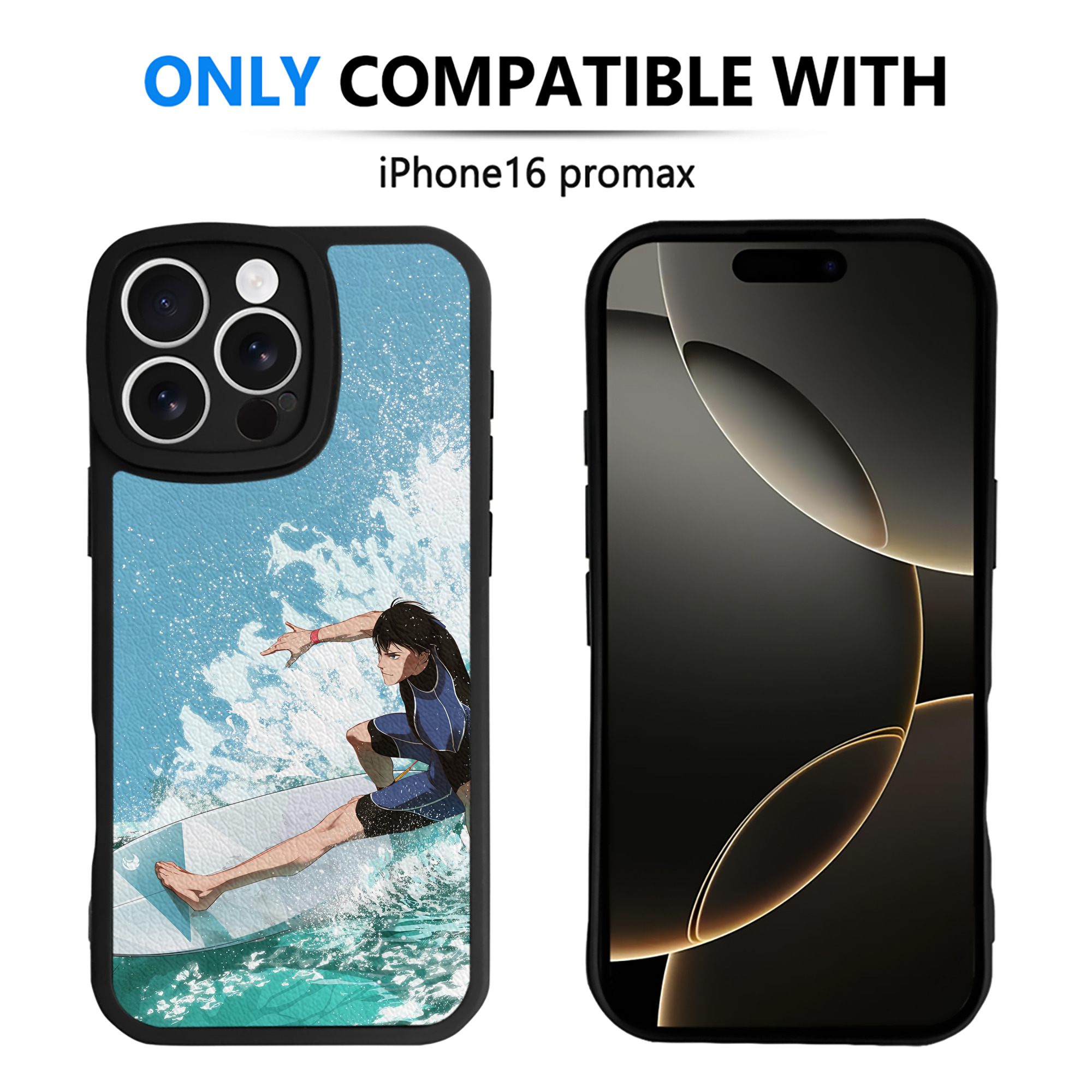 （画像用） ハイキュー!! Haikyu!! 【iPhone 16シリーズ対応】シリコンスマホケース（レザー調） 材質：シリコン